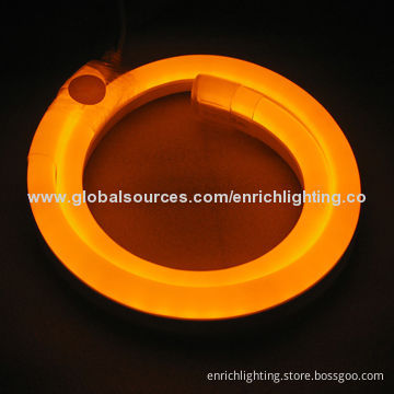 Lemon Yellow LED Neon Flexible Lights, 230/120V Input, 16 x 28mm, 5W/Meter Power, 80 LEDs/MeterNew